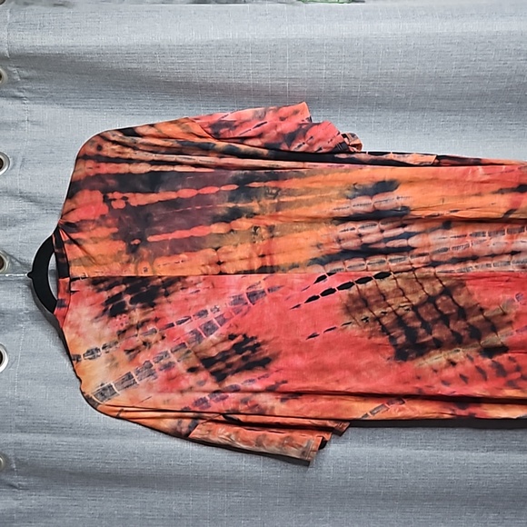 FASHION NOVA MALIKAI TIE DYE DRESS IN RUST -SIZE 2X NWT - Picture 7 of 8